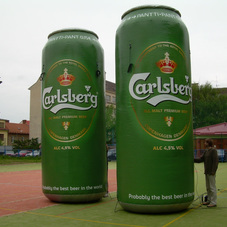 Nafukovací plechovka Carlsberg