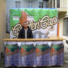 Nafukovací bar Golden Cap