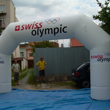 Nafukovací oblouk Swiss Olympic