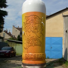 Nafukovací sklenice Radegast