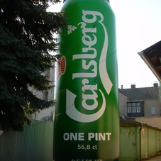 Nafukovací plechovka Carlsberg