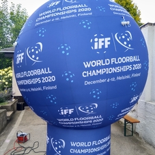 Nafukovací koule floorball IFF