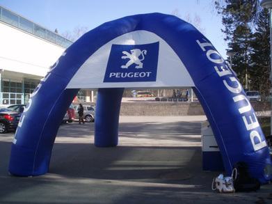 Nafukovací stan Peugeot