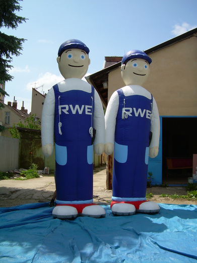 Nafukovací maskoti RWE