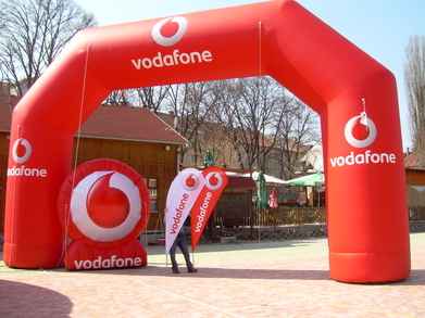 Nafukovací loga Vodafone