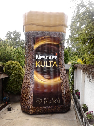 Nafukovací dóza Nescafé